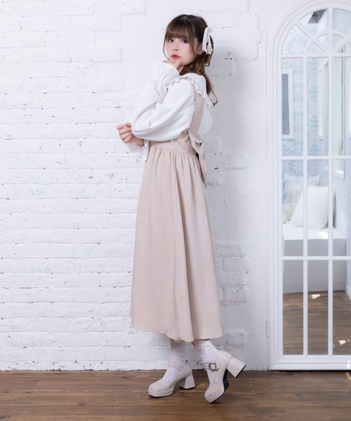 「DearMyLoveRose」 ノースリーブワンピース X-LARGE ブラック レディース_画像6