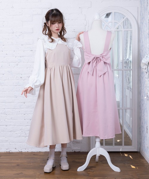 「DearMyLoveRose」 ノースリーブワンピース X-LARGE ブラック レディース_画像7