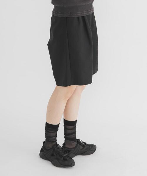 KBF（ケービーエフ） パンツ ダブルタックショートパンツ レディース