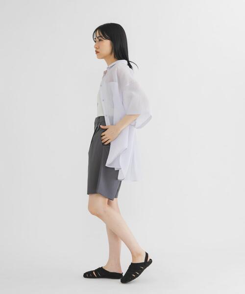 KBF（ケービーエフ） パンツ ダブルタックショートパンツ レディース