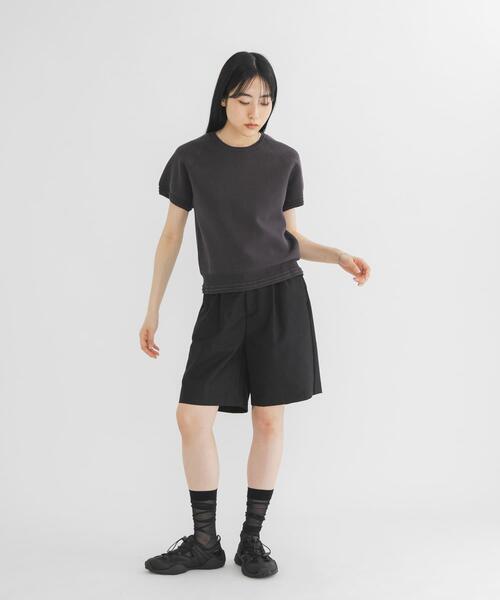 KBF（ケービーエフ） パンツ ダブルタックショートパンツ レディース