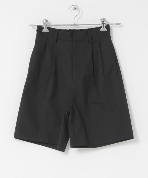 タックショートパンツ KBF（ケービーエフ） パンツ ダブルタックショートパンツ レディース