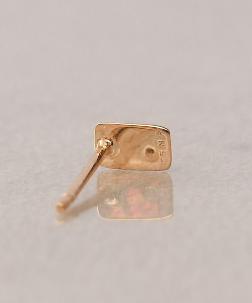 ピアス K18vermeil チョコレート ダイヤモンド ピアス レディース メンズの画像