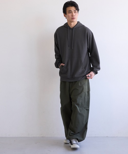 coca（コカ） パーカー エンボスワイドプルパーカー メンズ : ZOZOTOWN