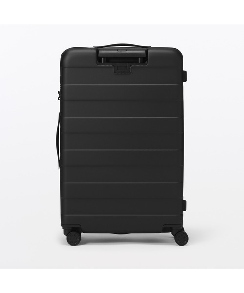 無印良品 キャリーケース 75L ブラック 無印良品（MUJI） スーツケース バーを自由に調節できる ハード