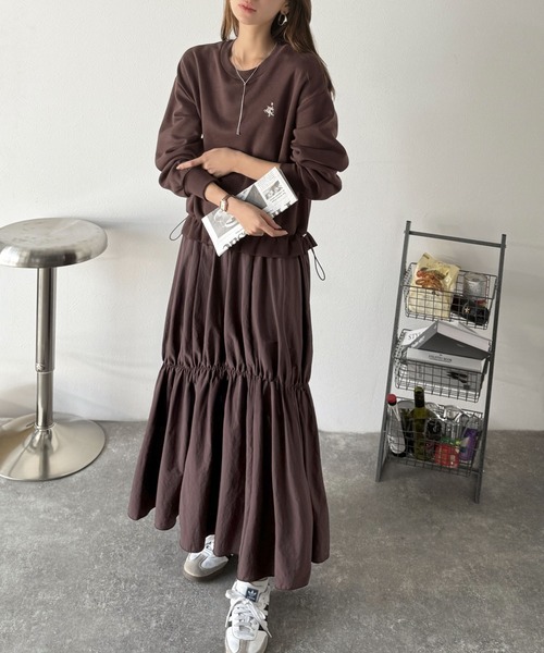 「classicalelf」 長袖ワンピース X-LARGE ブラック レディース_画像5