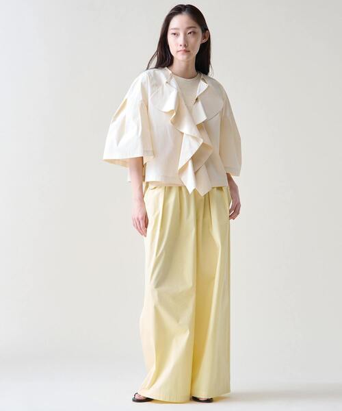 美品』HERMESエルメスシルクブラウスブラウン系❣️セリエボタン42 