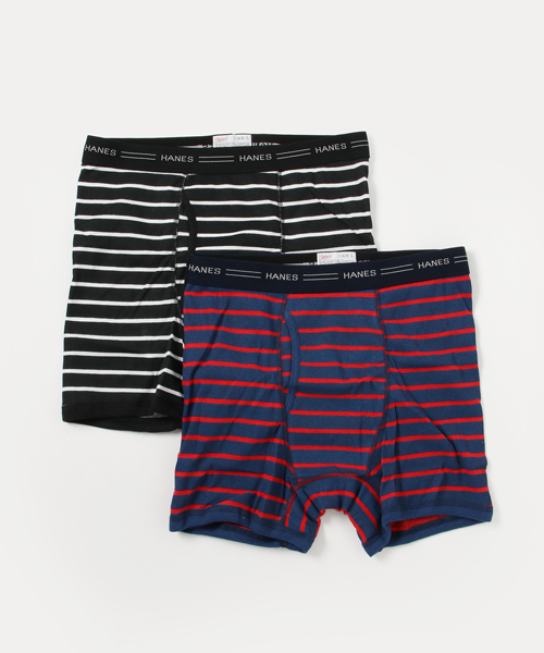 Hanes（ヘインズ） ボクサーパンツ 「Hanes/ヘインズ」「2枚組」メンズ