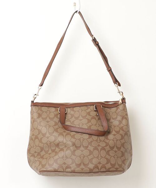 「COACH」 2WAYバッグ - ブラウン レディースの画像