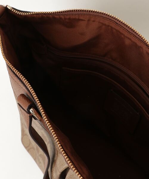 「COACH」 2WAYバッグ - ブラウン レディースの画像