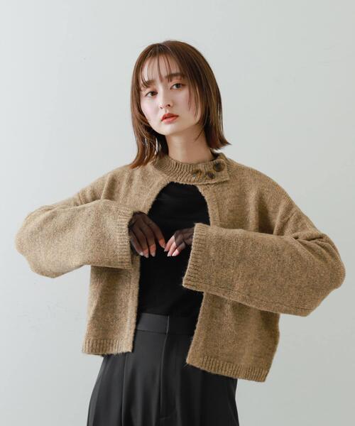 「SENSE OF PLACE by URBAN RESEARCH」 ニットカーディガン ONE ベージュ レディース_画像2