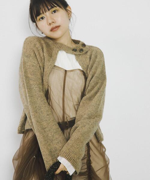 「SENSE OF PLACE by URBAN RESEARCH」 ニットカーディガン ONE ベージュ レディース_画像7