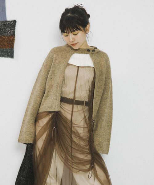 「SENSE OF PLACE by URBAN RESEARCH」 ニットカーディガン ONE ベージュ レディース_画像9