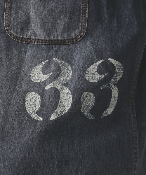 KHOKI（コッキ） シャツ 「KHOKI/コッキ」Hand-Embroidered Denim