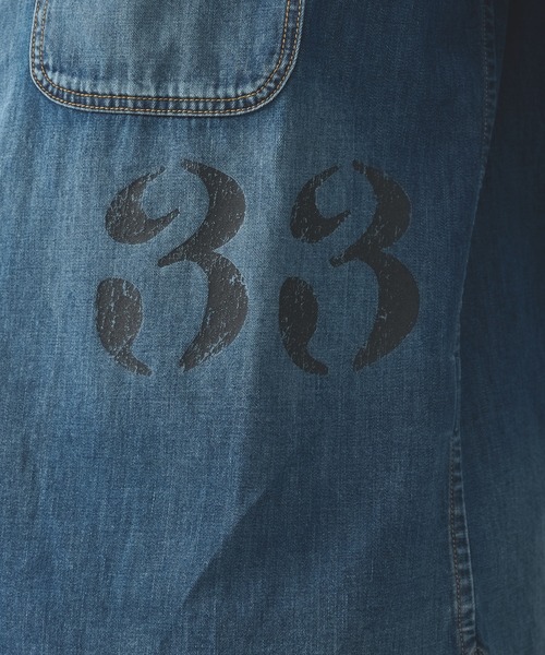 KHOKI（コッキ） シャツ 「KHOKI/コッキ」Hand-Embroidered Denim