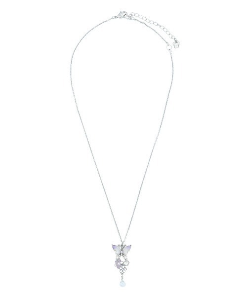 ANNA SUI（アナスイ） ネックレス 蝶 小花モチーフ ネックレス