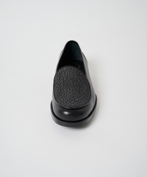 ローファー 「Post Production」Re-lux Shark Skin × BabyCalf メンズの画像