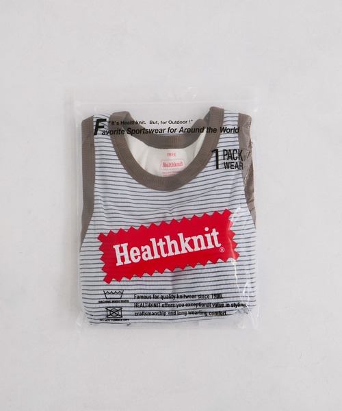 Healthknit（ヘルスニット） タンクトップ ノースリーブ 「Healthknit