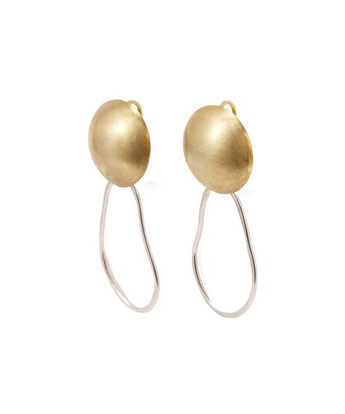 イヤリング SILVER AND PLATED GOLD レディースの画像