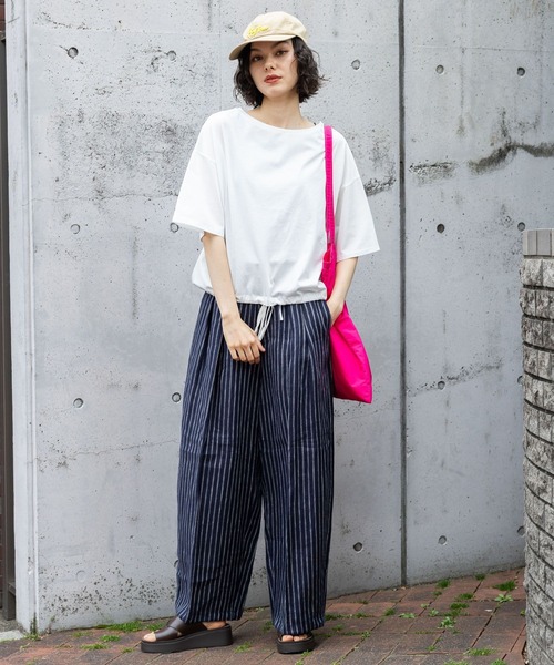 ニコアンド プロデュース てぃら セット売り コーデ tシャツ パンツ