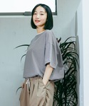 tシャツ 半袖 サラットドロストワイドTシャツ...の詳細画像5