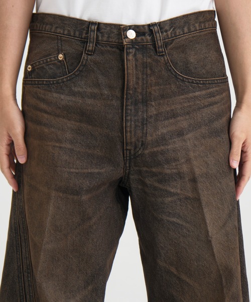 NVRFRGT（ネヴァーフォーゲット） ジーンズ 3D TWISTED WIDE LEG JEANS