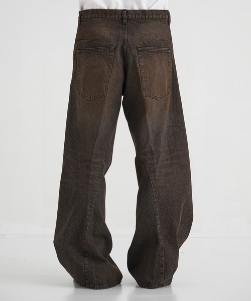 NVRFRGT（ネヴァーフォーゲット） ジーンズ 3D TWISTED WIDE LEG JEANS