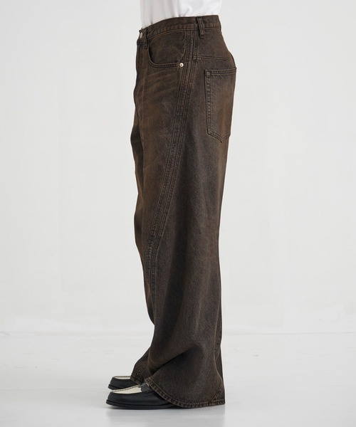 NVRFRGT（ネヴァーフォーゲット） ジーンズ 3D TWISTED WIDE LEG JEANS