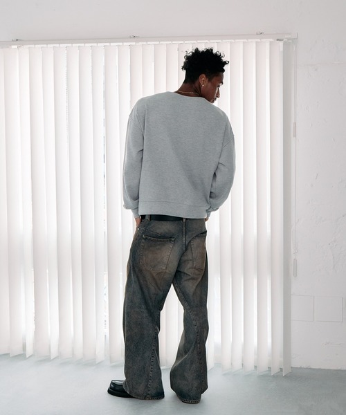 NVRFRGT（ネヴァーフォーゲット） ジーンズ 3D TWISTED WIDE LEG JEANS