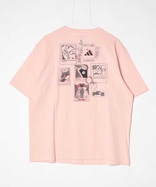 adidas（アディダス） adidas tシャツ 半袖 ミニ刺しゅう オーバー