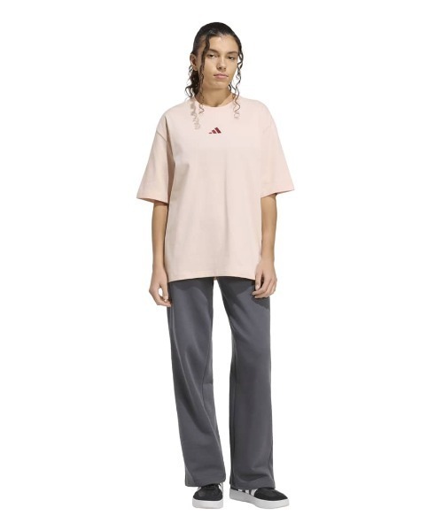 adidas（アディダス） adidas tシャツ 半袖 ミニ刺しゅう オーバー