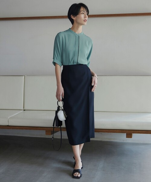 「ICB」 ロングスカート 40 ブラック レディース_画像2