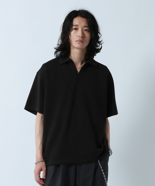 RAGEBLUE（レイジブルー） ポロシャツ 半袖 「LUXURY+EASY」DRAPE