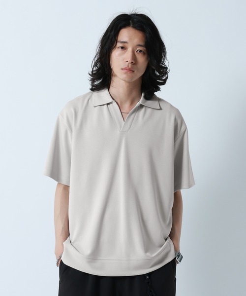 レイバ　ポロシャツ2着 RAGEBLUE（レイジブルー） ポロシャツ 半袖 「LUXURY+EASY」DRAPE