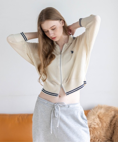 U.S. POLO ASSN.（ユーエスポロアッスン） カーディガン 「U.S. POLO 