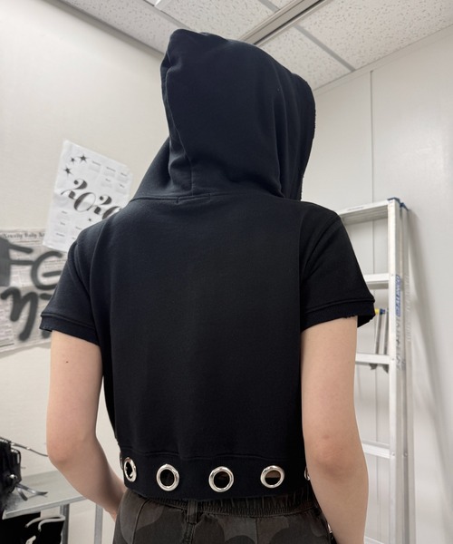 パーカー ハトメラウンドZIPパーカー レディース メンズ : ZOZOTOWN