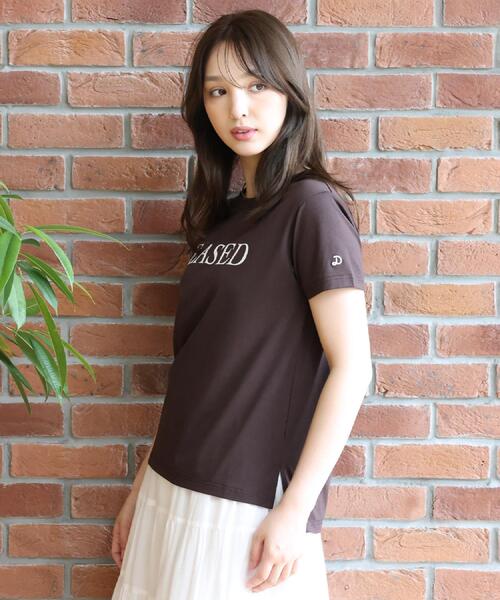 DRESSTERIOR（ドレステリア） tシャツ 半袖 「立体ロゴ」フロッキー