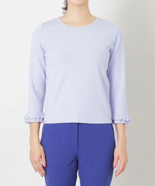 「TO BE CHIC」 7分袖ニット 42 ピンク系その他2 レディース_画像6