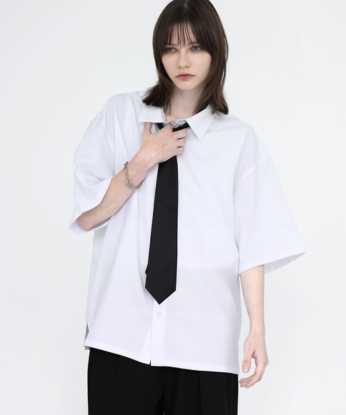 「SOCCE」 半袖シャツ L サックスブルー メンズ_画像3