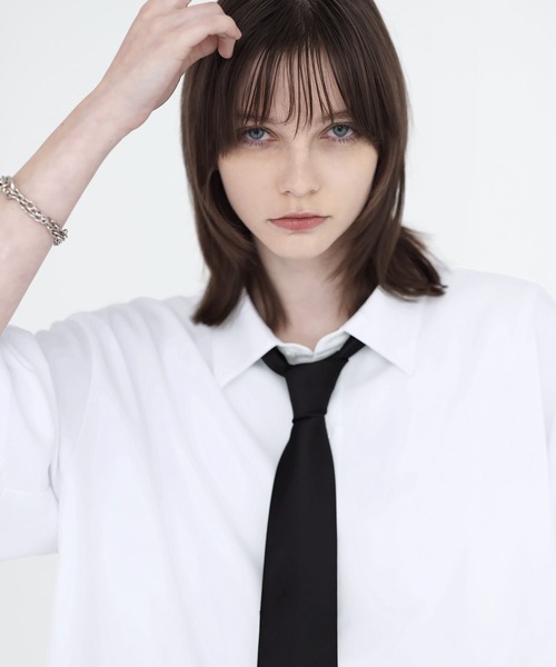 「SOCCE」 半袖シャツ L サックスブルー メンズ_画像4