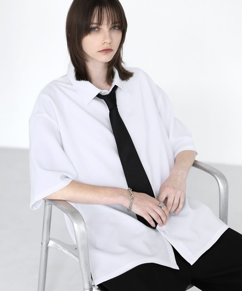 「SOCCE」 半袖シャツ L サックスブルー メンズ_画像5