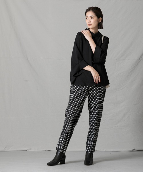 「Gready Brilliant」 「AuieF」半袖シャツ 38 ブラック レディース_画像2