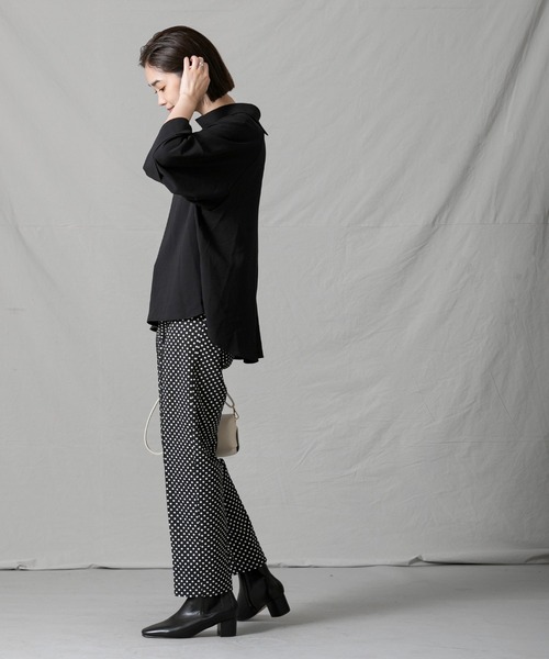 「Gready Brilliant」 「AuieF」半袖シャツ 38 ブラック レディース_画像3