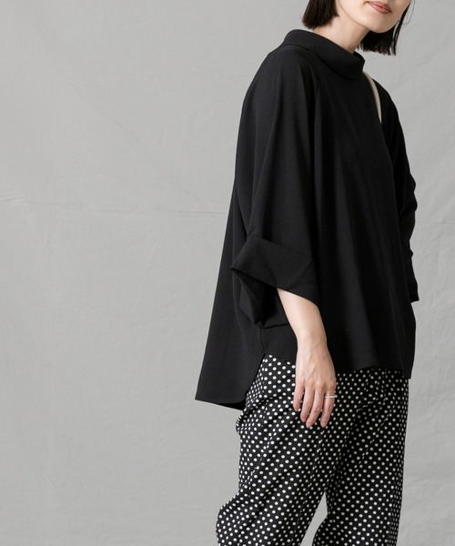 「Gready Brilliant」 「AuieF」半袖シャツ 38 ブラック レディース_画像7
