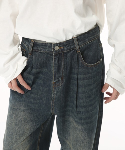 「Ressaca」 デニムパンツ X-LARGE ブラック メンズ_画像2