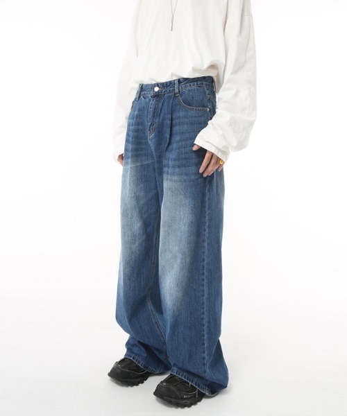 「Ressaca」 デニムパンツ X-LARGE ブラック メンズ_画像3