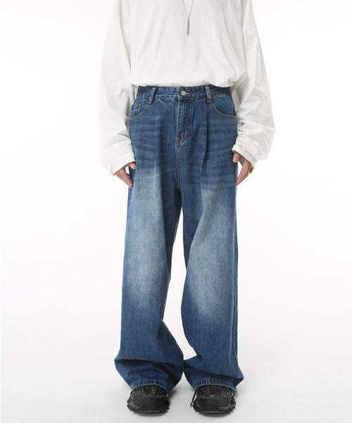 「Ressaca」 デニムパンツ X-LARGE ブラック メンズ_画像4