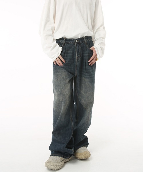 「Ressaca」 デニムパンツ X-LARGE ブラック メンズ_画像5