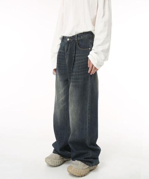 「Ressaca」 デニムパンツ X-LARGE ブラック メンズ_画像6