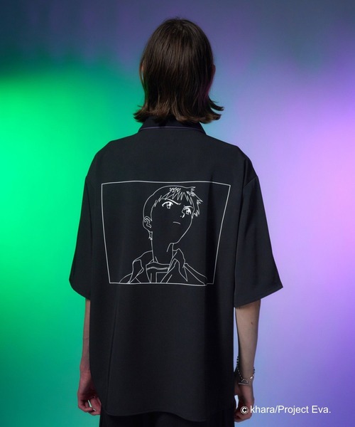シャツ 半袖 「新世紀エヴァンゲリオン×HARE」ラインアートシャツ(HARE) メンズ レディース | HARE | 02